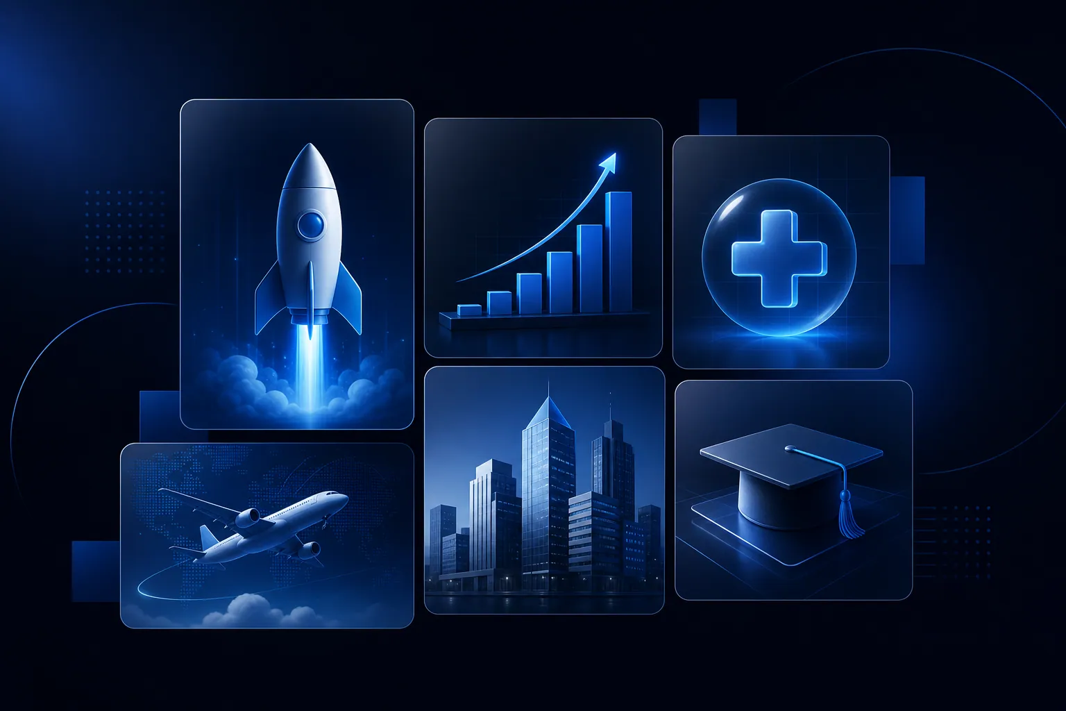 Industries and clients Razobyte works with — startups, healthcare, education, enterprise and more