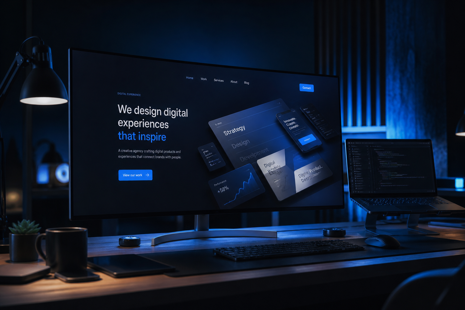 Professional website design studio